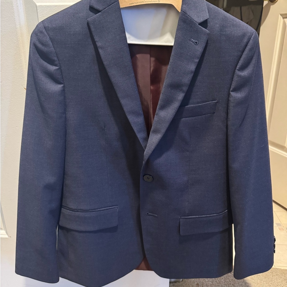 Joseph Abboud Dark Blue Suit for boys- great quality and dry cleaned.